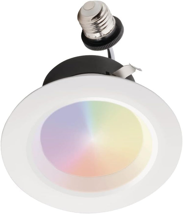 Juno RB4SC RGBW MW M6 RetroBasics Retrofit Smart Downlight, Switchable, RGBW, 4-Inch,