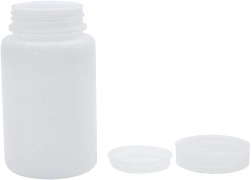 3Pcs 250ml Plastic Wide Mouth Laboratory Reagent Bottles Sample Sealing Bottles by Sscon