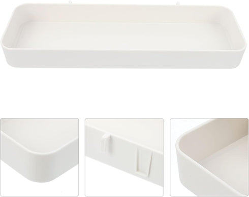 iplusmile Plastic Pegboard Bins with Hook, Parts Storage Box for Organizing Hardware, Craft Room, Tool Shed
