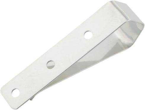 DGHAOP 8PCS 53x11.5mm Stainless Steel Garage Door Opener Clips Car Sun Visor Clamp Building Materials Remote Control