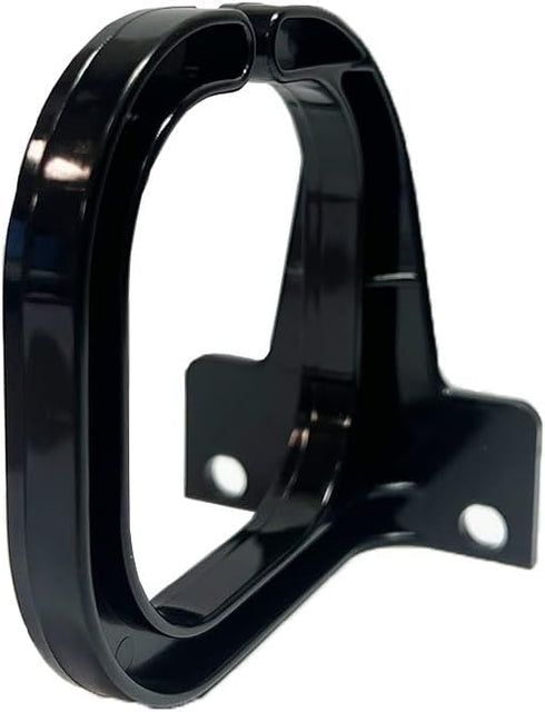 Quest Manufacturing Vertical D-Ring Cable Manager, 34 Cables, 1 Unit, Black