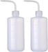 Tattoo Wash Bottle, 2Pcs 500ml Economy Plastic Squeeze Bottle for Tattoo Supplies, Watering Tools (500ml / 16oz)