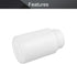 Othmro 10pcs 250ml/8.45oz Plastic Bottles, Lab Cylindrical Chemical Reagent Wide Mouth Storage, White