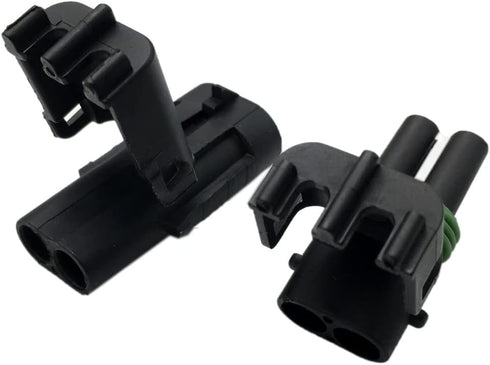 10 PACK 14-16 AWG Gauge 2 Pin Position Terminal Weather Pack Connector Male Female Set Weather Proof