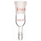StonyLab Glass Straight Inlet Adapter with 14/20 Female Glass Joint and 8mm ID 12mm OD Hose Connection