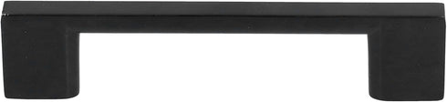 Zopsc 126mm Zinc Alloy Door Handle Pull for Cabinet Door, Wardrobe Furniture, Black