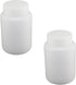 Bettomshin 2Pcs 500ml PE Plastic Bottles, Wide Mouth Lab Reagent Bottle, Liquid/Solid Sample Storage