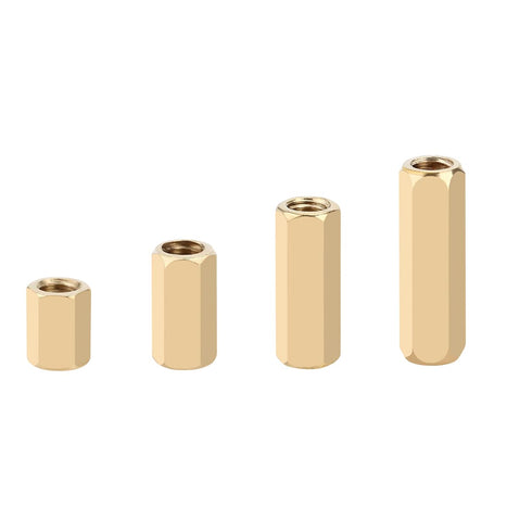 300pcs M2 Brass Standoff Kit - Hex Column Spacer Screw Assortment with Box