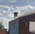 Spartan Sol 3 4 6x6x4.5 Solar Ventilation Fan - Universal Fit for and Pipes - Portable Exhaust Fan For Porta Potty