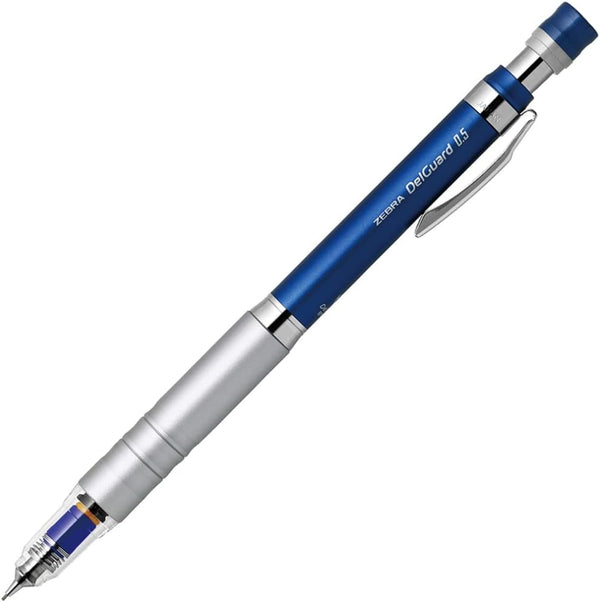 Zebra Delguard Type Lx Mechanical Pencil, 0.5mm, Blue Body (P-MA86-BL)