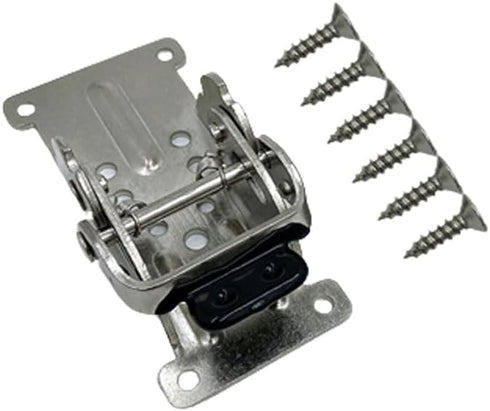 Leheybia 2 Pcs Folding Table Legs Bracket 90 Degree Self-Locking Folding Hinge Table