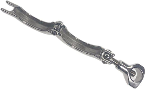 TNMHHM 304 Dairy(183mm) Stainless Steel Tri Clamp with Silicone Gasket for Sanitary Pipe Fittings - Quick Connect Clamp