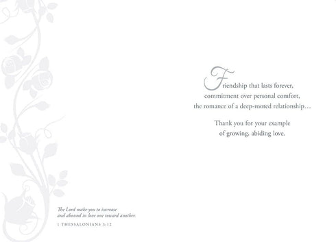 Boxed Christian Anniversary Greeting Cards with Envelopes, Anniversary Blessings, KJV Scripture, Package of 12
