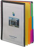 Smead 12 Pocket Poly Project Organizer, Letter Size, 1/3-Cut Tab, Gray with Bright Colors (89207)