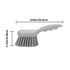 SPARTA 40541EC05 Plastic Scrub Brush - Utility Kitchen Brush with Hanging Hole for Cleaning, 8 Inches, Red