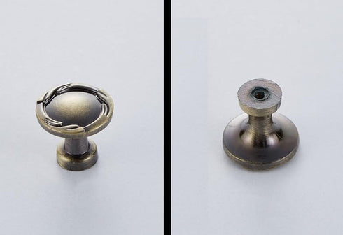SANCHAKOU 8-Pack Zinc Alloy Handles Drawer Knob Handle Round Handle Single Hole Handle Bedside Table Handle Small