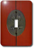 3dRose lsp_7980_1 Multicolor Single Toggle Switch, Oriental Lock