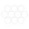 X AUTOHAUX Silicone O-Rings, 48.6mm OD 45mm ID 1.8mm Width VMQ Seal Gasket, White, Pack of 20