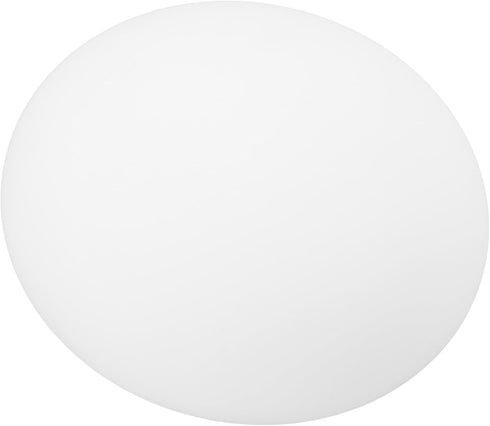 Garneck Small Oval Glass Lamp Shade G9 Threaded Globe Replacement Lampshade Contemporary