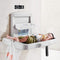 New Baby Changing Station Sign - 8 x 3 in with English and Symbol, Black for Men, Women, Unisex