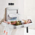 New Baby Changing Station Sign - 8 x 3 in with English and Symbol, Black for Men, Women, Unisex