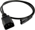 Strhowill 2m C14 C7 (Figure-8) 10A 250V, (2M C14 C7 Short AC Power Cord, Plug to Socket, Compatible with Laptop