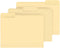 PANDRI 120 Pack File Folder, 1/3 Cut Tab, Letter Size, Filing Folder for Office, School, Manila