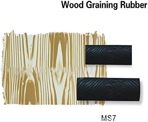 Auniwaig MS7 Household Wall Art Paint, 2 in 1 Wood Graining Painting Tool, Black