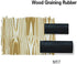 Auniwaig MS7 Household Wall Art Paint, 2 in 1 Wood Graining Painting Tool, Black