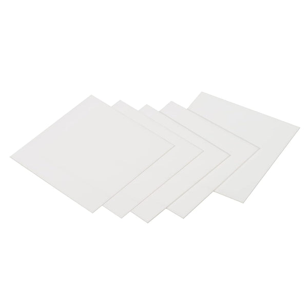 PATIKIL Alumina Ceramic Sheet Square Cooling Pad, Insulating Sheet 5pcs High Hardness for MOS Transistor 50x50x0.5mm
