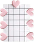 Chris.W Cute Heart Shaped Mini Binder Clips, Decorative Paper Clips, Pack of 20, Pink, 1.4 x 0.82 inches
