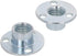 Yinpecly 10Pcs M10 Brad Hole T-Nut, Zinc Plated Carbon Steel 3-Hole T-Nuts for Furniture Hardware