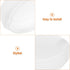 Toddmomy Plastic Flush Mount Ceiling Light Cover Round Dome Lampshade Replacement Modern Bathroom and Kitchen Lamp