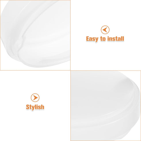 8.26X7.36X2.95 Inches ARTIBETTER Ceiling Lamp Shade Round Flush Mount Light Covers Decorative Replacement