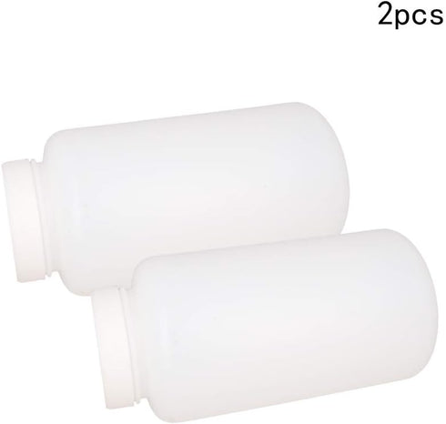 Othmro 2 Pcs 33.82oz/1000ml Plastic Lab Cylindrical Chemical Reagent Bottle, Wide Mouth