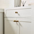 SANCHAKOU 2 Pack Gold Cabinet Knobs Bedside Table Bronze Wardrobe Round Handle Shoe Cabinet Cabinet Brass Drawer Handle