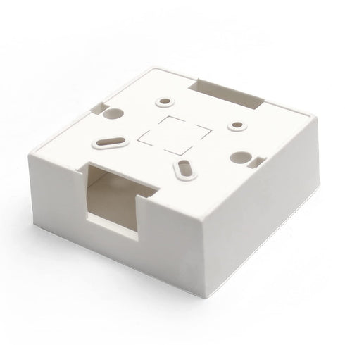 Fielect 86 Type Wall Switch Box, Deep Case Recessed Mount Backbox Protection Cover, Waterproof Dustproof PVC, White
