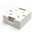 Fielect 86 Type Wall Switch Box, Deep Case Recessed Mount Backbox Protection Cover, Waterproof Dustproof PVC, White