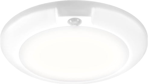 6 700 5000K Closet, Maxxima in. Round Motion Sensor LED Ceiling Mount Light Fixture - Lumens, Daylight, Indoor Dome