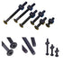 GDFYMI Set, (70-Set M615mm/25mm/35mm/45mm/55mm/65mm/75mm) Crib Screws Replacement Delta Crib Screws Hex Socket Cap