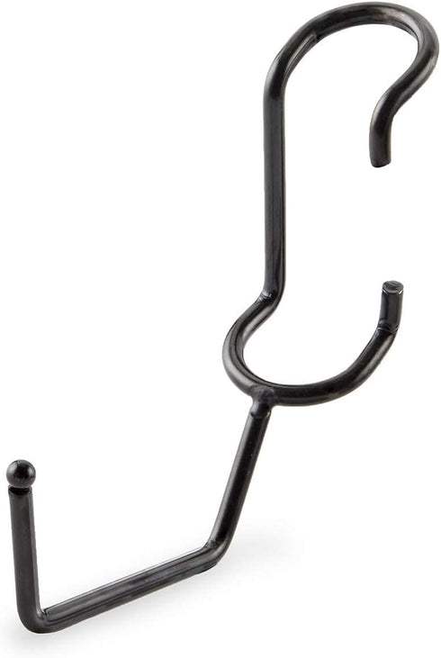 Sunway Tools Shelf Pole Hooks 5-Pack | Utility Hanger Black | Best Solution for Garage Shelving Storage Organization | Use with Metal or Wire Shelves and Racks | Heavy Duty, Easy Installation by CNXUS