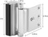 800 lbs EverPlus Home Security Door Lock for Kids Safety, Childproof Reinforcement Latch for Front Door Withstand