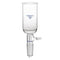 Borosilicate Glass Buchner Filtering Funnel with Fine Frit (G3), 46mm Inner Diameter, 80mm Depth, 24/40 Joint