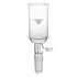 Borosilicate Glass Buchner Filtering Funnel with Fine Frit (G3), 46mm Inner Diameter, 80mm Depth, 24/40 Joint