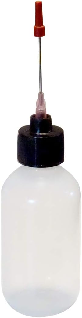 3-2oz Plastic Squeeze Bottles, 1.5" Stainless Applicators