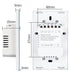 Zigbee Touch Smart Switch, Compatible with Alexa, Google Home, Hubitat, Neutral Wire Required (1 Gang, Black)