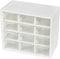 Mini Desktop Drawer Box, 12 Compartments Plastic Desk Organizer for Office, School, Jewelry Storage