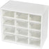 Mini Desktop Drawer Box, 12 Compartments Plastic Desk Organizer for Office, School, Jewelry Storage