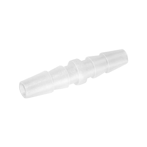 Quickun Plastic Hose Barb Fitting, 1/4" x 1/4" Barbed Splicer Mender Joint Adapter, Pack of 5