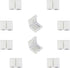 10pcs 4 Pin LED Connector RGB LED Strip Connector for 8mm Wide